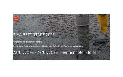 SIKA Betontage 2026 – Impulse für die Zukunft des Betonbaus